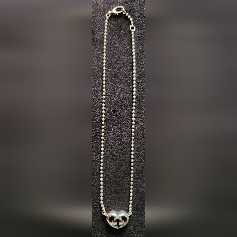 213. EUC Gucci 16" silver 925 choker necklace - Picture 5 of 7